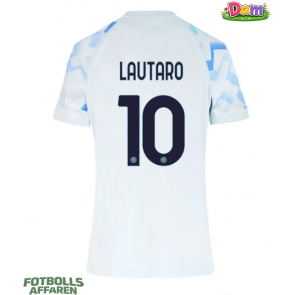 Inter Milan Lautaro Martinez #10 Bortatröja Kvinnor 2025-26 Kortärmad